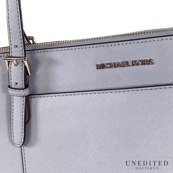 MICHAEL KORS Ciara Large Crossgrain Leather Tote - Picture 2 of 8